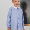 Tristan-grembiule-scuola-materna-tinta-unita-oxford-azzurro-particolare01